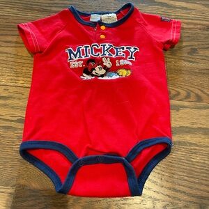 Vintage Disney Mickey Onesie